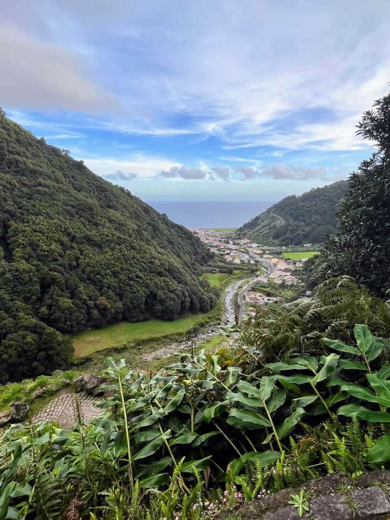 view during sanguinho best hiking trails sao miguel island