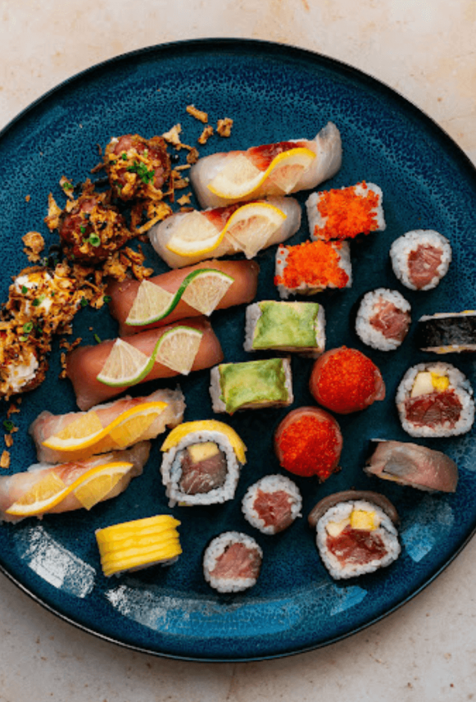 amazing sushi platter