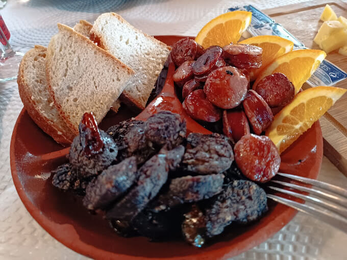 traditional azores sausages