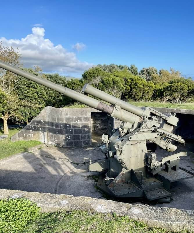 anti aircraft battery ww2 monte brasil