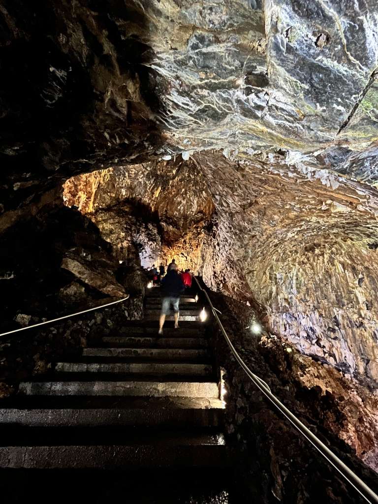 cave volcano staircases