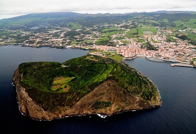 drone photo monte brasil