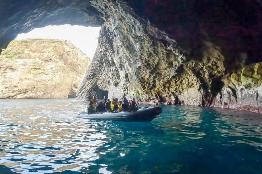 caves tour flores island