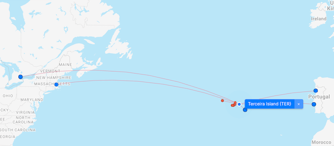 direct flights to terceira island how to get to the azores