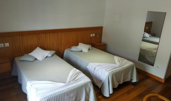 double bedroom hotel comodoro corvo island