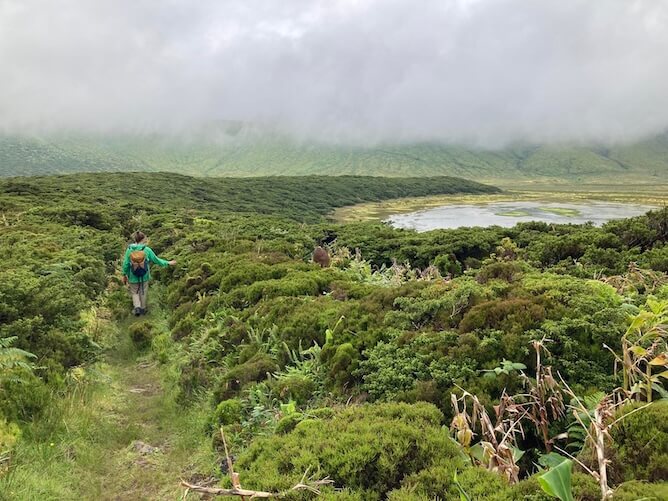 hiker lagoa branca