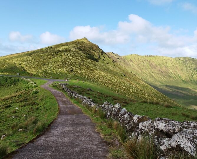 path to crater