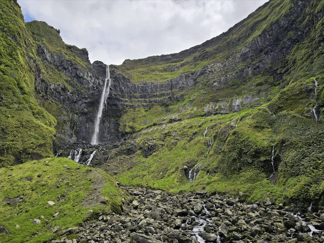 ribeira grande waterfall