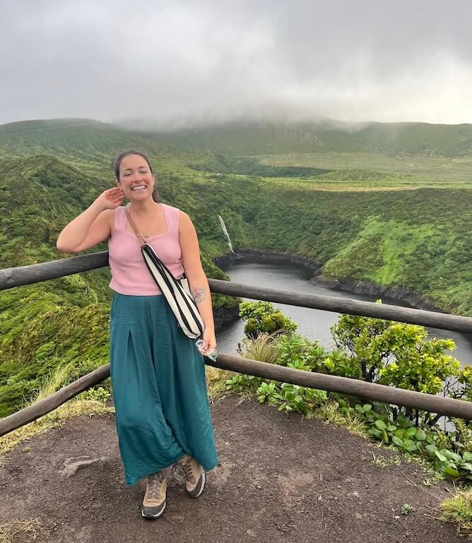 Sara riobom viewpoint flores island