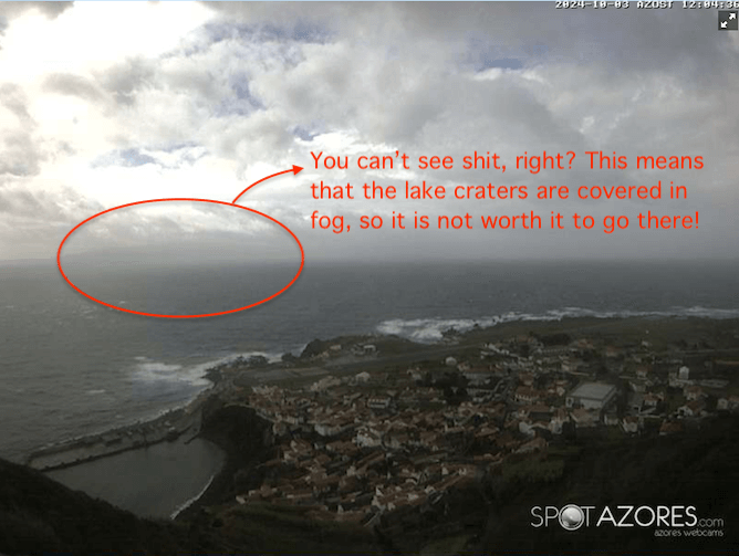 spot Azores webcam corvo island