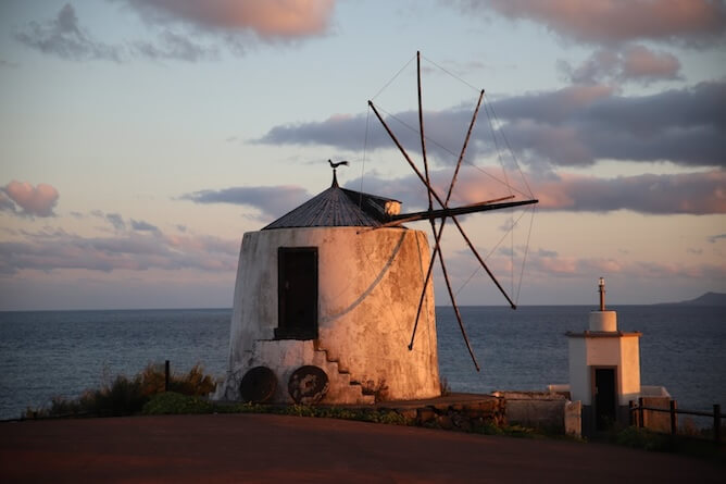 windmills corvo island