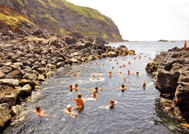 ponta ferraria outdoor hot spring sao miguel