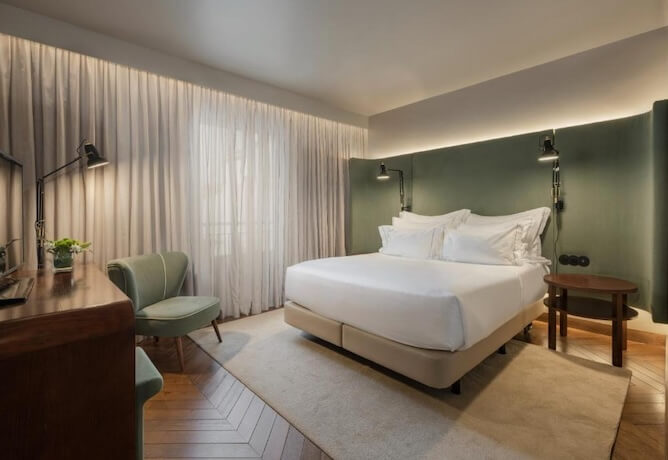 grande hotel acores atlantico double bedroom