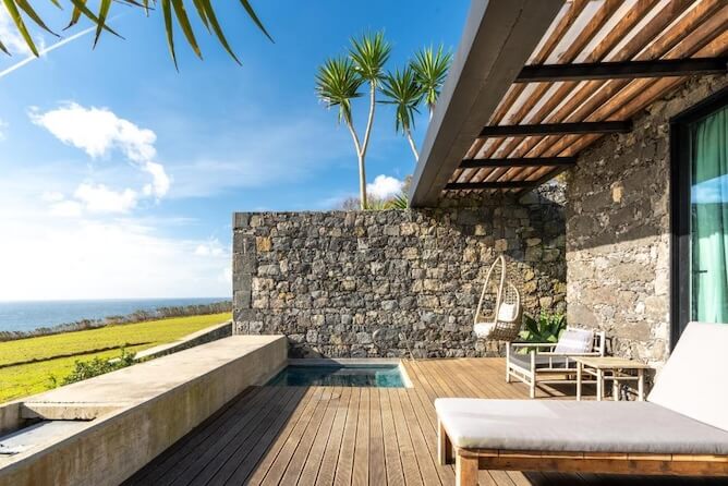 sunny balcony chaise longue