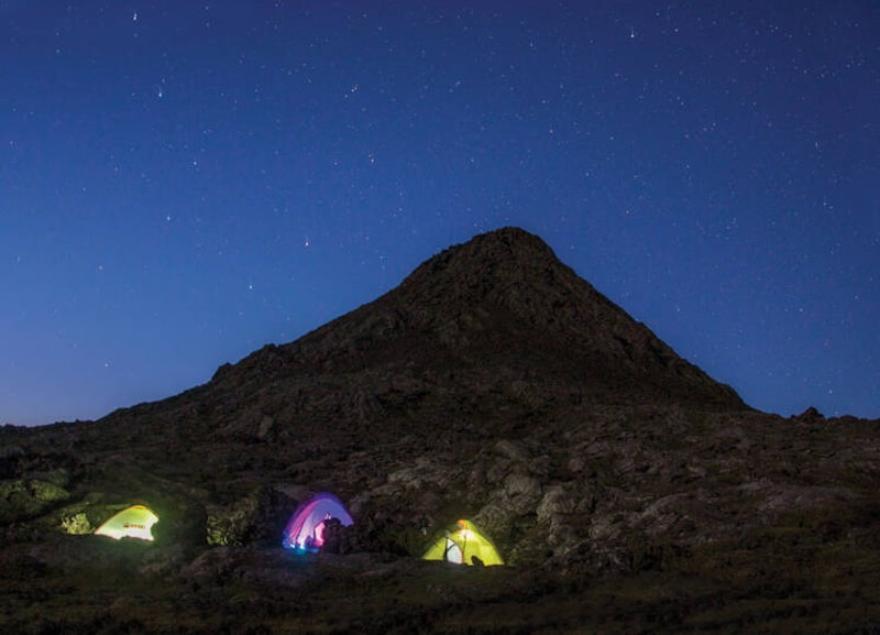 camping site mount pico