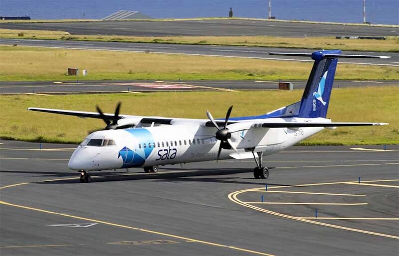 sata air acores airplane