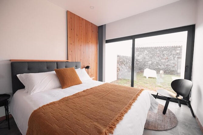 double bedroom casa campo rocio mar where stay graciosa island